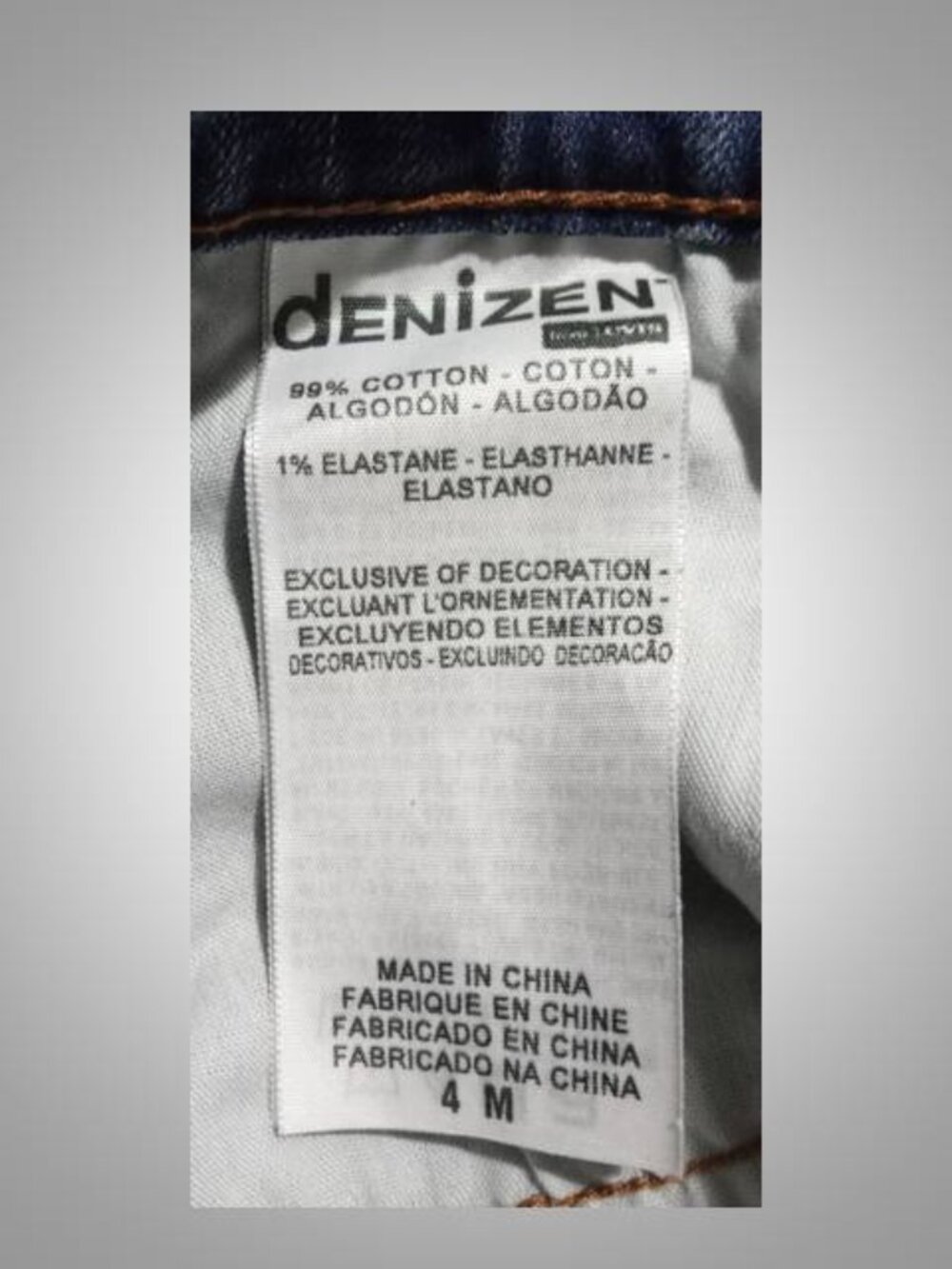 Levi's denizen jeans women's size 4 - Picture 7 of 7
